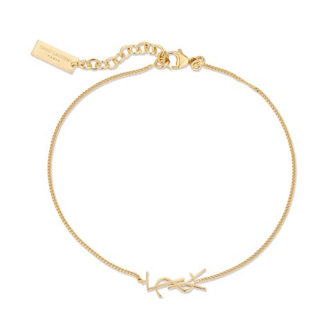 ysl gold bracelet|saint laurent gold bracelet.